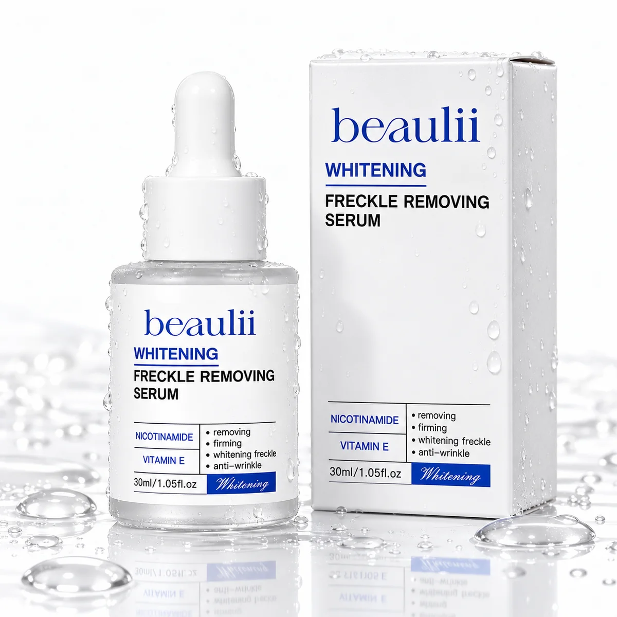 Beaulii Whitening Freckle Removing Serum with Nicotinamide & Vitamin E – 30ml